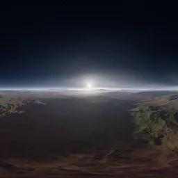 Sci-fi Landscape Terrain