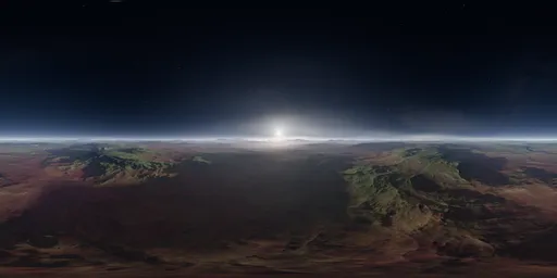 Sci-fi Landscape Terrain
