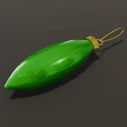 Christmas Ball Drop Green