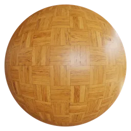 Plank pattern wooden floor