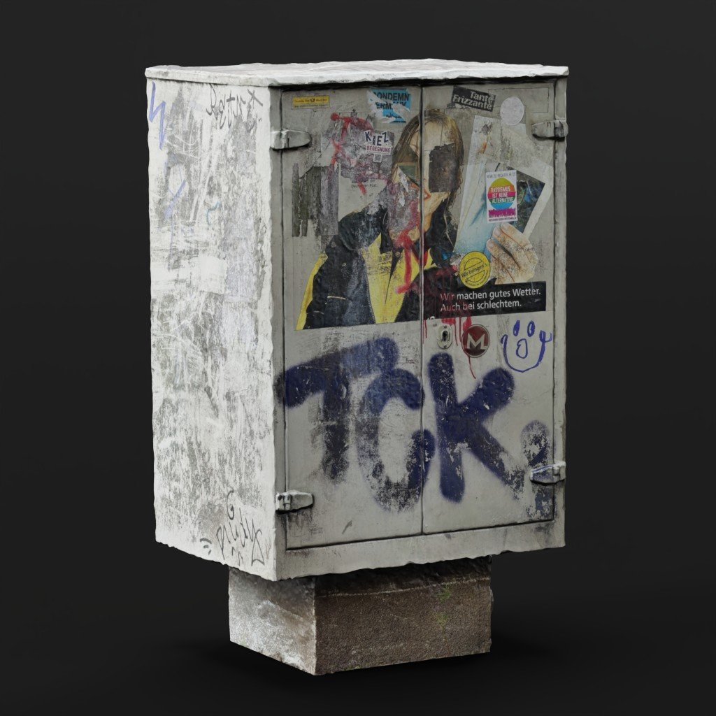 Electrical Utility Box (Photoscanned) | FREE Urban Environment models ...