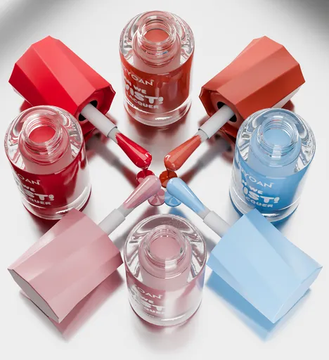 Nail enamel creative product mockup
