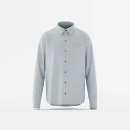 Relaxed Fit Overshirt Shirt Design