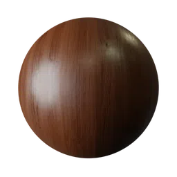 High-quality PBR dark cherry wood texture for 3D modeling and rendering in Blender and similar software.