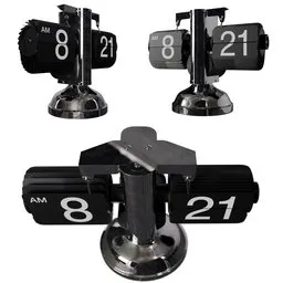 Flip down clock