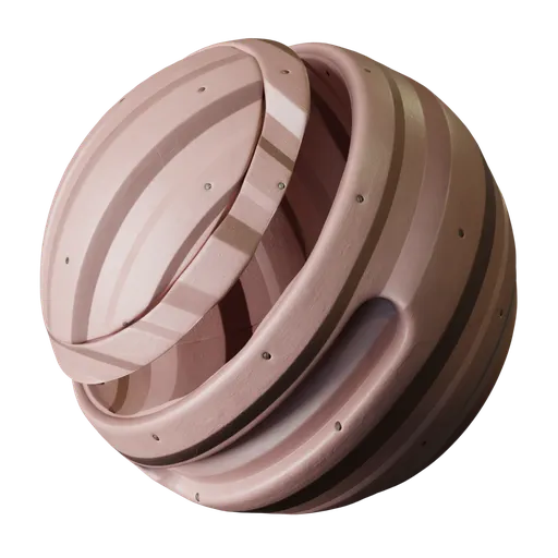 Pink Corrugated Metal Sheet