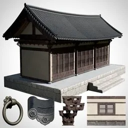 Traditional Korean Hanok House