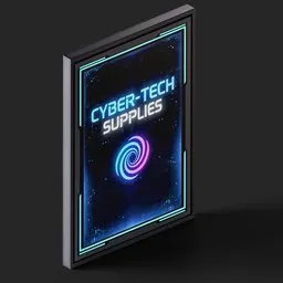 Cyber Tech Supplies Neon Sign
