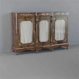 English serving cabinet