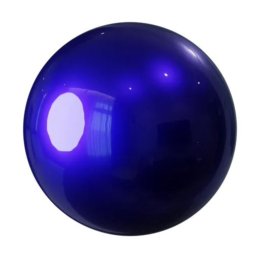 Blue car paint