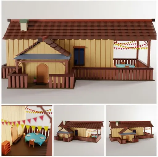 Wooden house