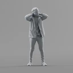Lowpoly Male Standing