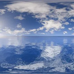 Clear Ocean Blue Sky