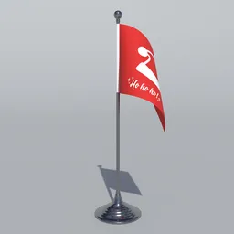 Santa Claus Table Flag