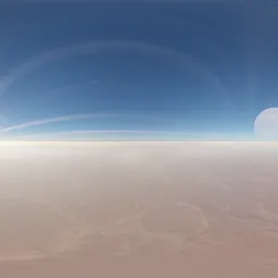 Sci-fi Alien Planet Aerial
