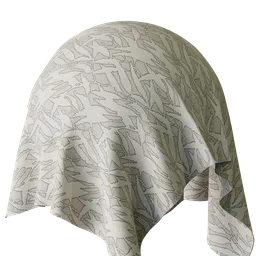 Graphical White Jacquard