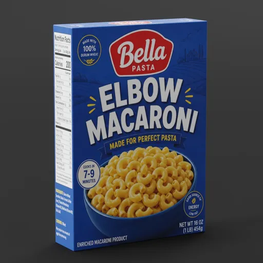 Macaroni Pasta Box
