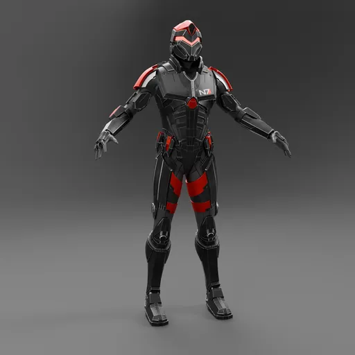 Futuristic soldier