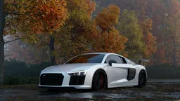 Autumn Supercar Scene