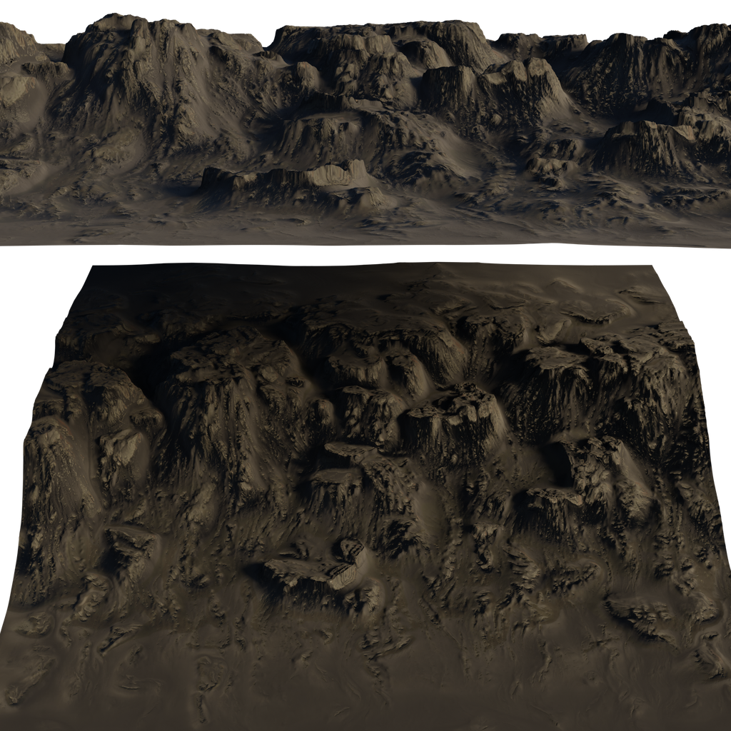 Sediment Cliffs | FREE Terrains models | BlenderKit