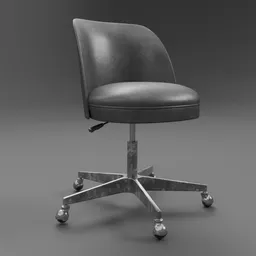 Alessa Leather Desk Chair