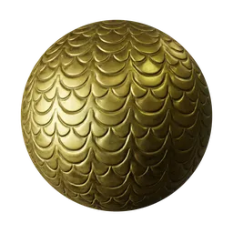 Golden Scaled Surface