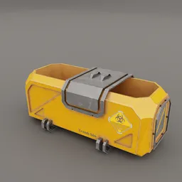 Sci-fi Trash bin
