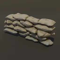 Military Grade Sandbag Fortification