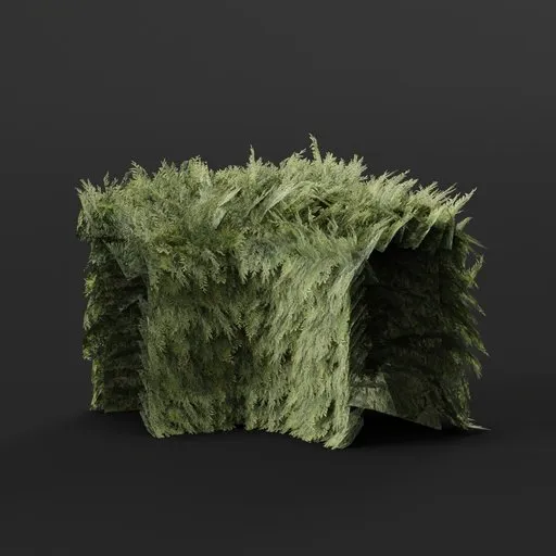 Red Cedar Bush Corner Round