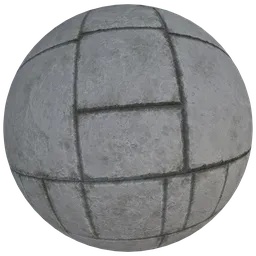 White paving floor