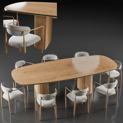 mulholland rectangular dining table