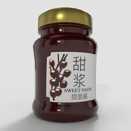 Chinese Sweet Paste Jar