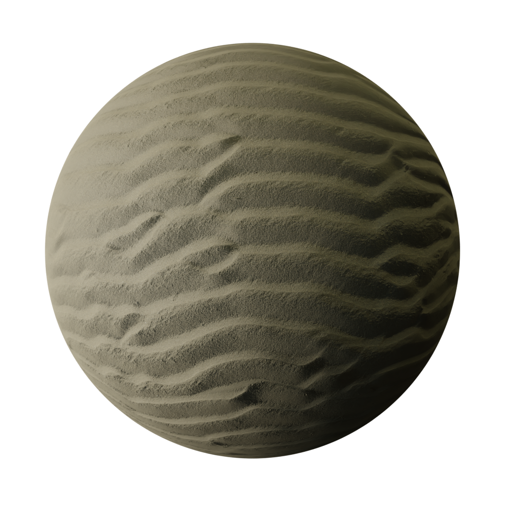 Beach Sand FREE 3D sand materials BlenderKit