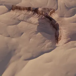 Red Rock Formation Desert Dunes