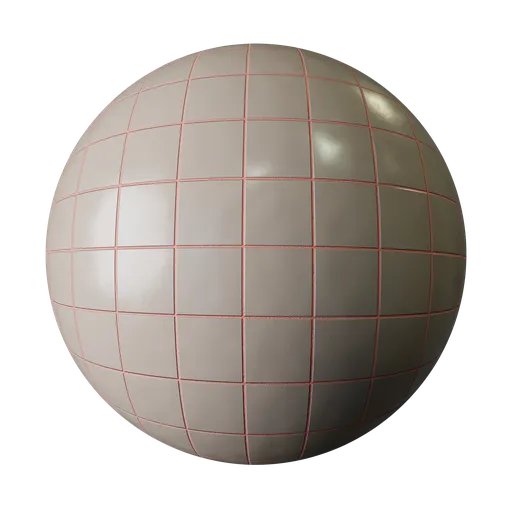 Satin Taupe Tile Coral Grout