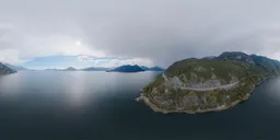 Aerial Landscape & Ocean Cloudy 17k