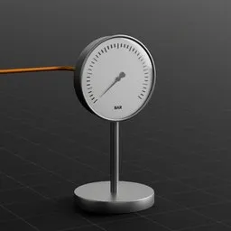Pressure Gauge Industrial Model