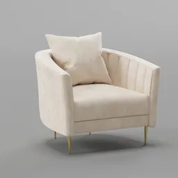 Clara Velvet Armchair