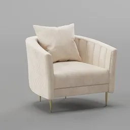 Clara Velvet Armchair