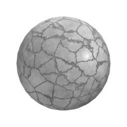 Cracked Concrete Material