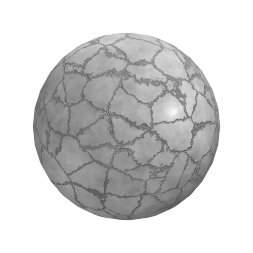 Cracked Concrete Material