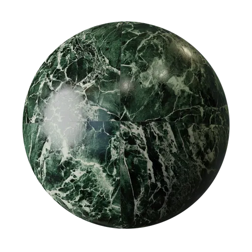 Marble tiles -  green