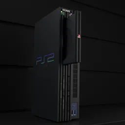 PlayStation 2 Console hot in Black