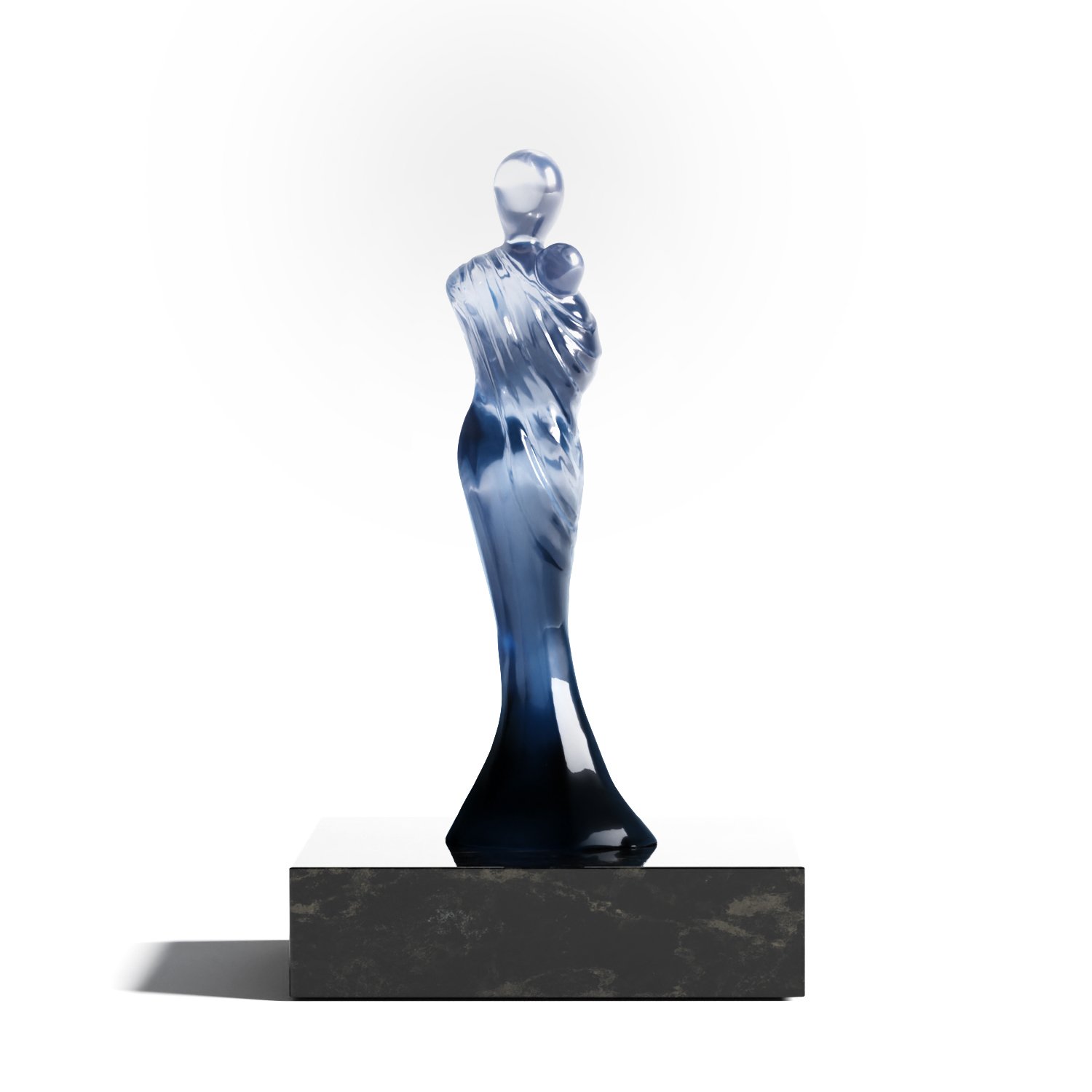 Woman Glass Sculpture | 3D Sculpture models | BlenderKit