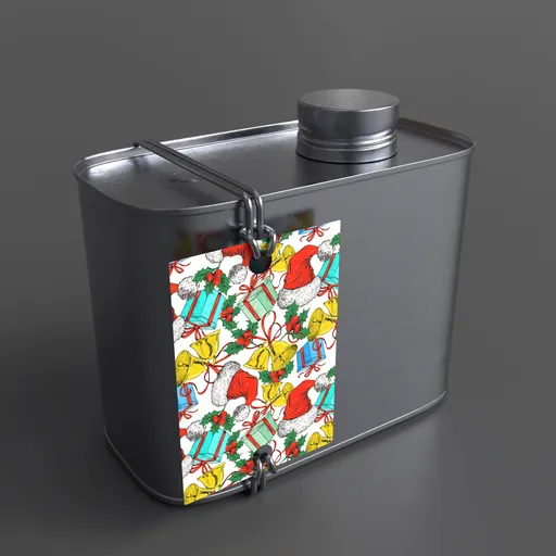 Square aluminium can