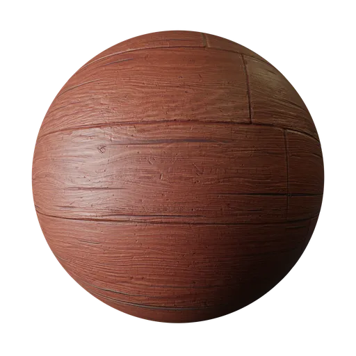 Old varnished wooden floor