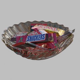 Bowl of assorted candies