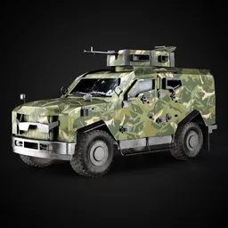 EM Military Vehicle | Rigged |
