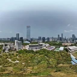Highsky Building Glass Bluesky