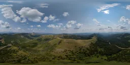 Aerial Canadian Sunny Landscape